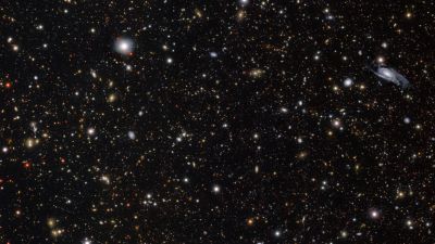 Imagen de campo amplio del progenitor de la supernova SN 2026gzf captada por el Observatorio Vera C. Rubin (NSF-DOE)