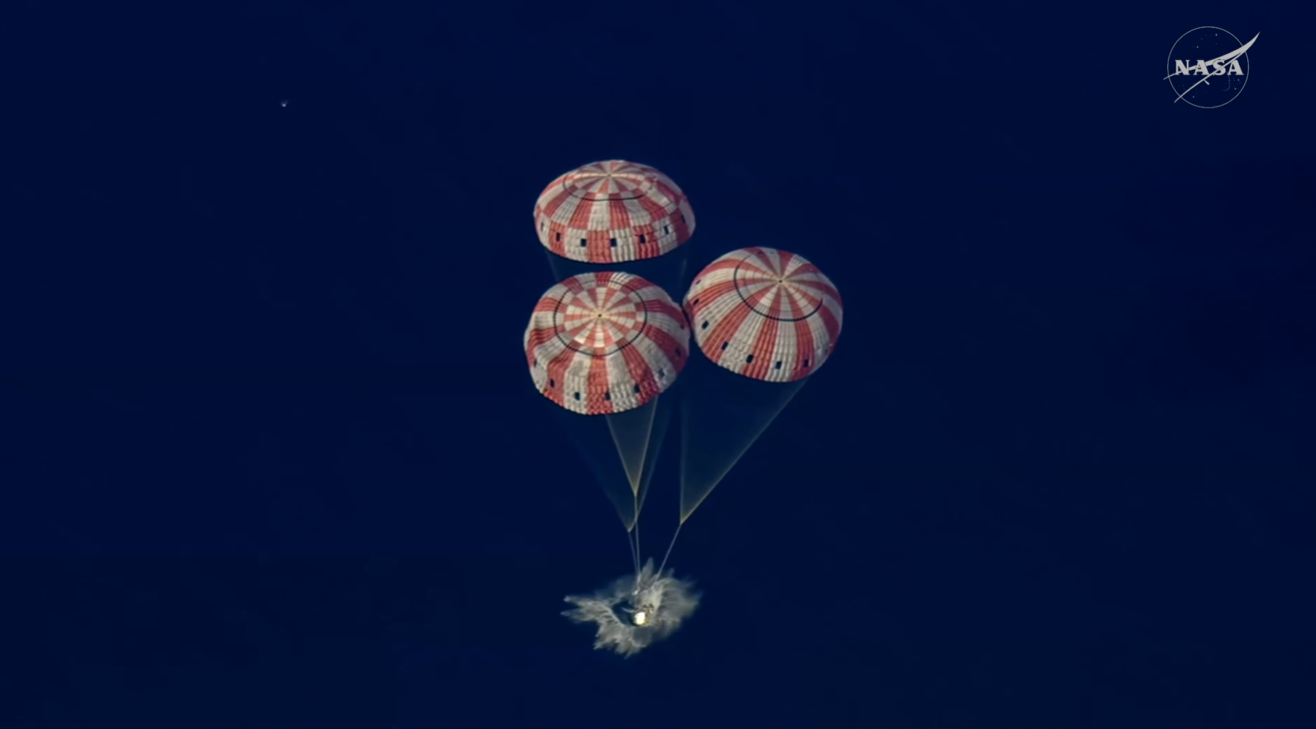 NASA’s Artemis II  Splashdown