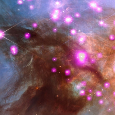 Flame Nebula - A collection of spring-themed images is meant to celebrate the "flowering" that occurs throughout space.