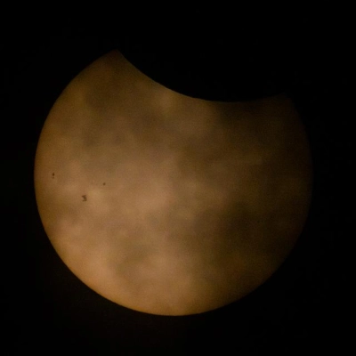 2026 Partial Solar Eclipse - ISS Transit