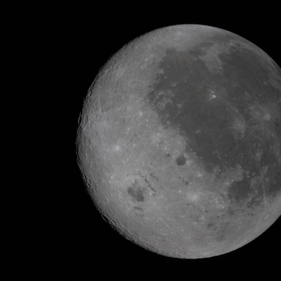 art002e009212 (April 6, 2026) In this fully illuminated view of the Moon, the near side (the hemisphere we see from...