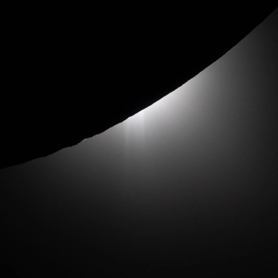 art002e010782 (April 6, 2026) - In this view captured by the Artemis II crew on the Orion spacecraft, a wedge...