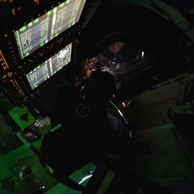 art002e004439 (April 3, 2026) - CSA (Canadian Space Agency) astronaut Jeremy Hansen – in the center of the image –...