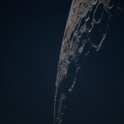 art002e012723 (April 4, 2026) – A close-up view of the Birkhoff crater on the Moon’s far side, captured by the...