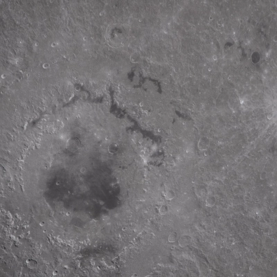 art002e012090 (April 6, 2026) - In this view of the Moon, the Artemis II crew captured an intricate snapshot of...