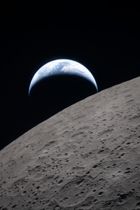 Artemis II Wallpaper : Peeking at Earth
