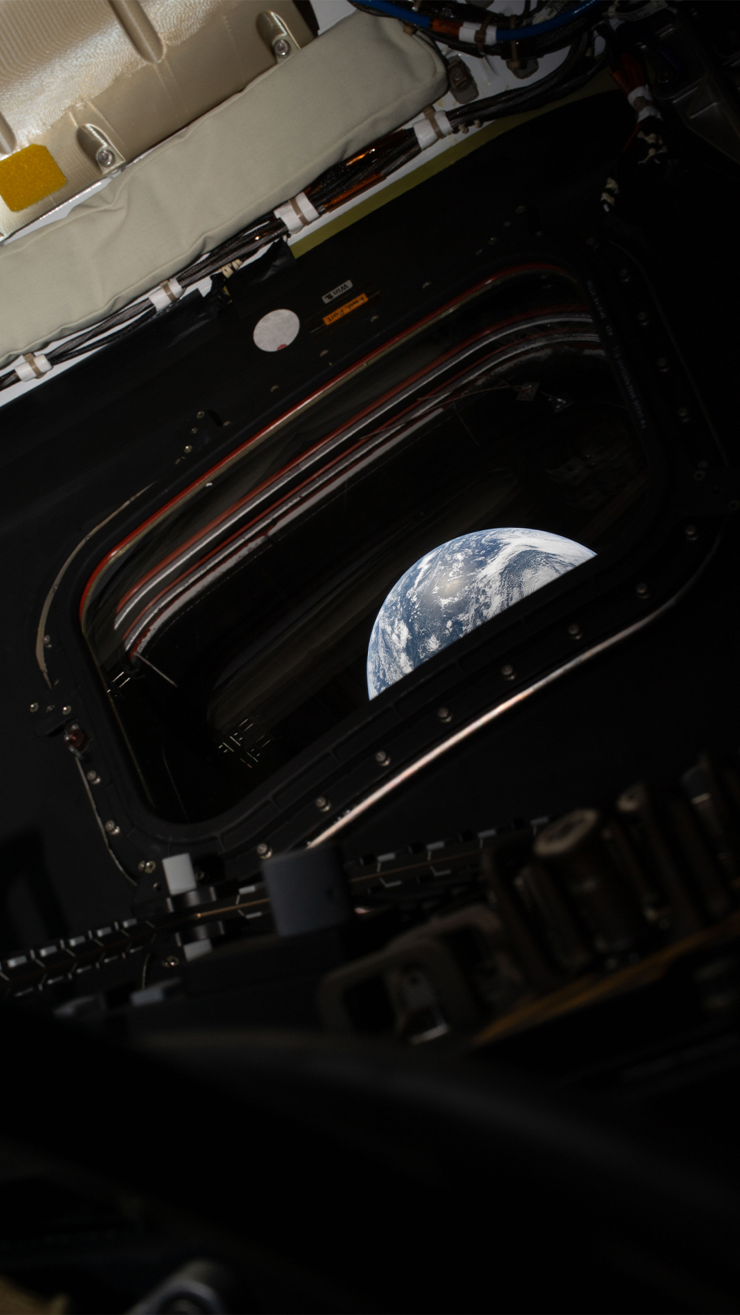 Artemis II Wallpaper : Looking Back at Earth