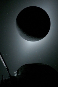 Artemis II Wallpaper : Eclipse View from Orion
